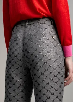 Pantalón jacquard monograma