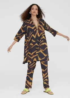 Pantalón jogging estampado zebra