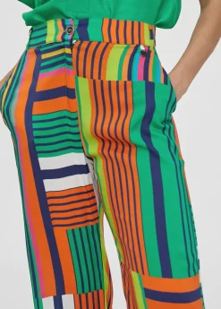Pantalón palazzo multicolor