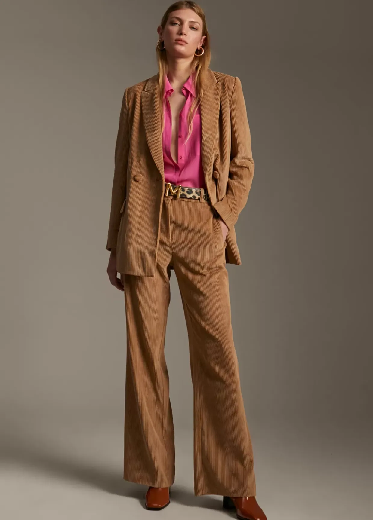 Pantalón pana wideleg