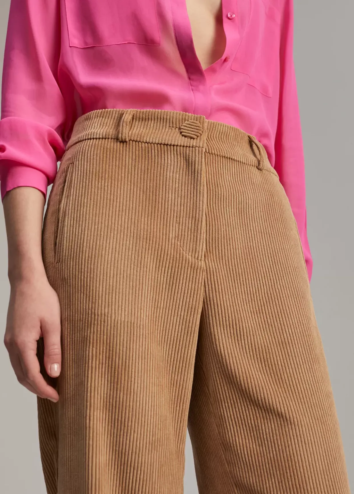 Pantalón pana wideleg