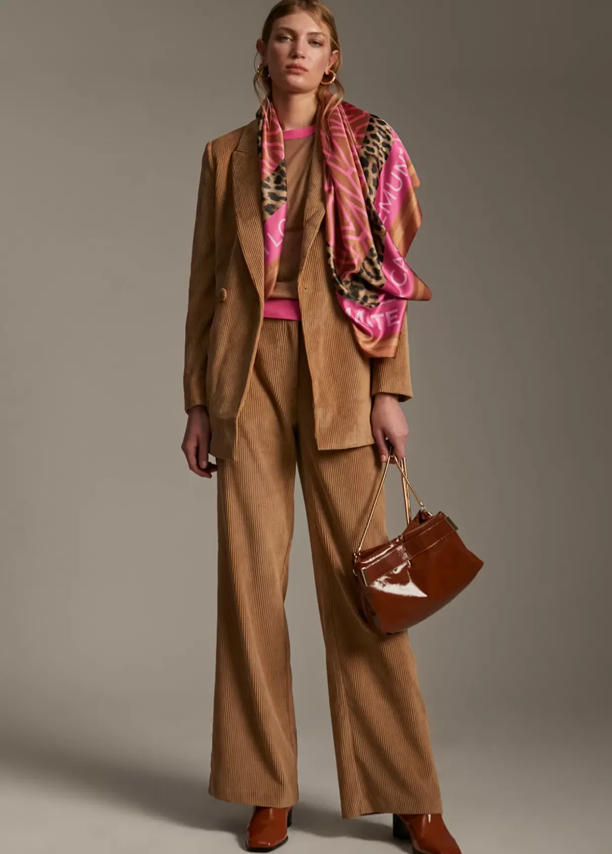 Pantalón pana wideleg