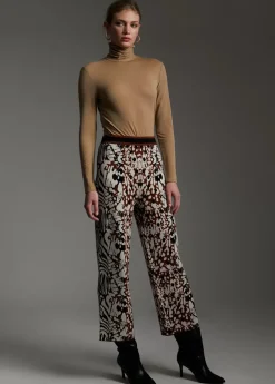 Pantalón punto animal print