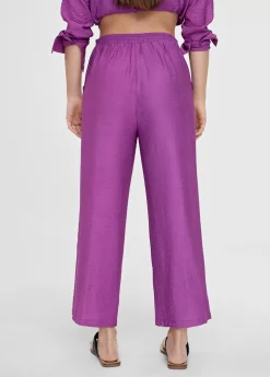 Pantalón recto fluido