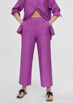 Pantalón recto fluido