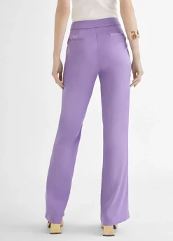 Pantalón recto fluido