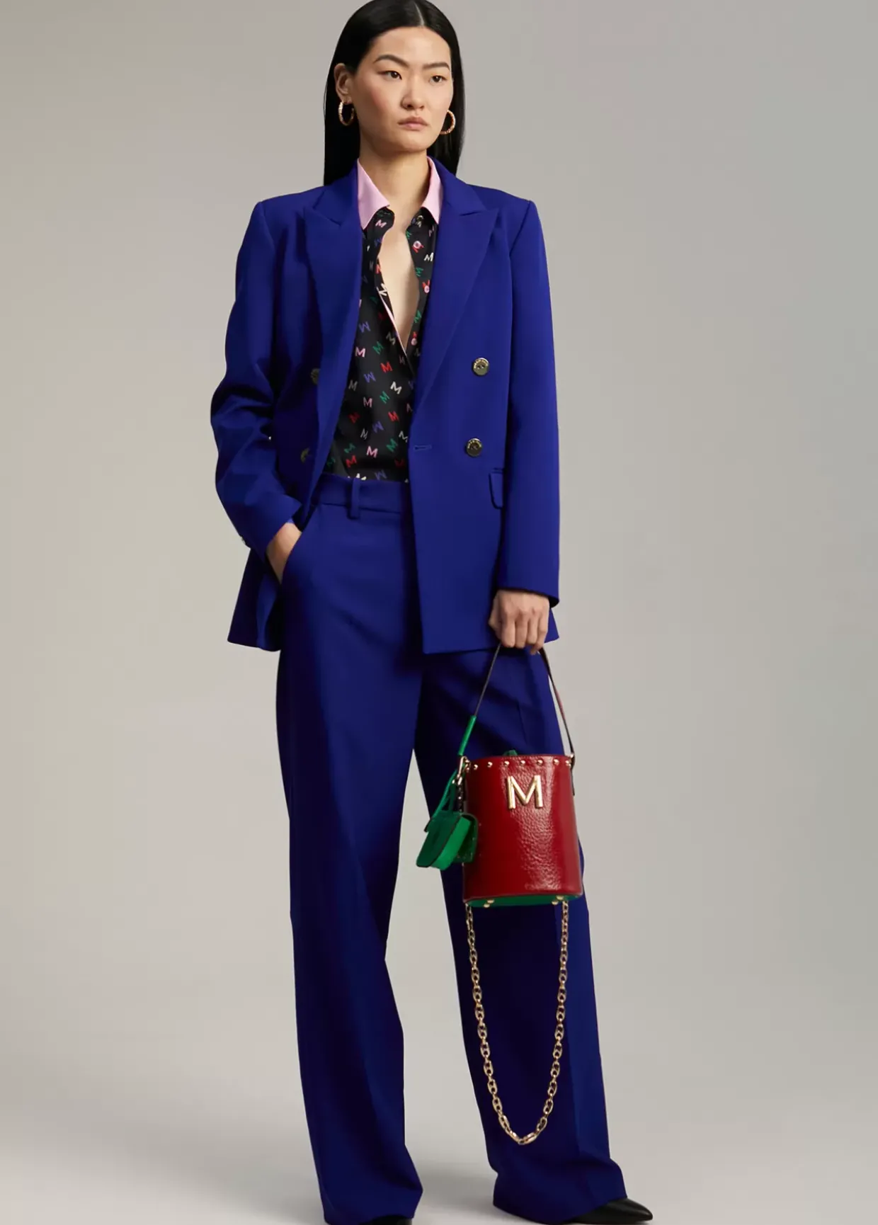 Pantalón recto traje