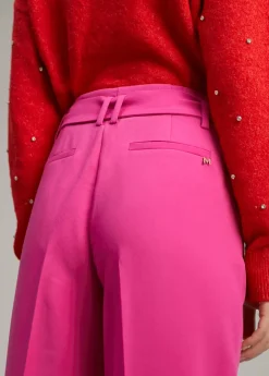 Pantalón wideleg cinturón