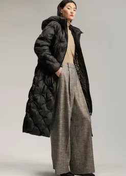 Pantalón wideleg cuadros