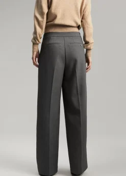 Pantalón wideleg detalle snaps