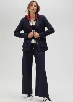 Pantalón wideleg técnico de tiro alto - Lola Casademunt