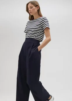 Pantalón wideleg técnico de tiro alto - Lola Casademunt