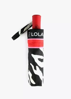 Paraguas pequeño automático print cebra| Lola Casademunt