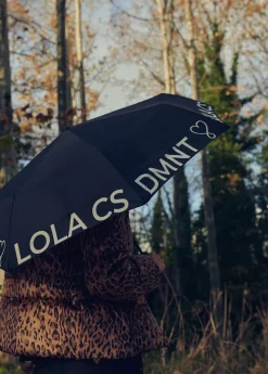 Paraguas pequeño automático logo |  Complementos | Lola Casademunt