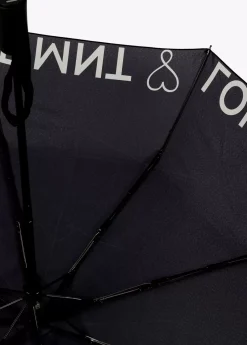 Paraguas pequeño automático logo |  Complementos | Lola Casademunt