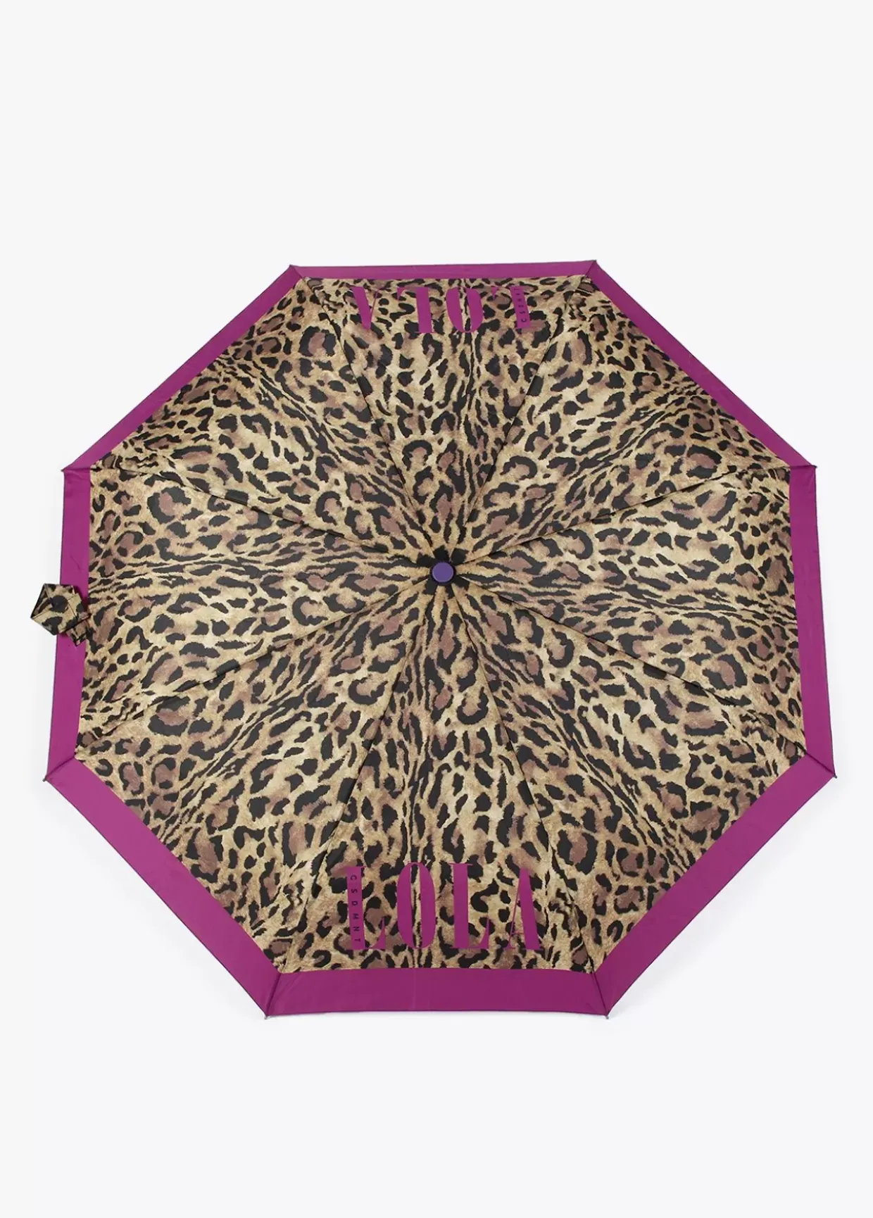 Paraguas pequeño automático animal print | Lola Casademunt