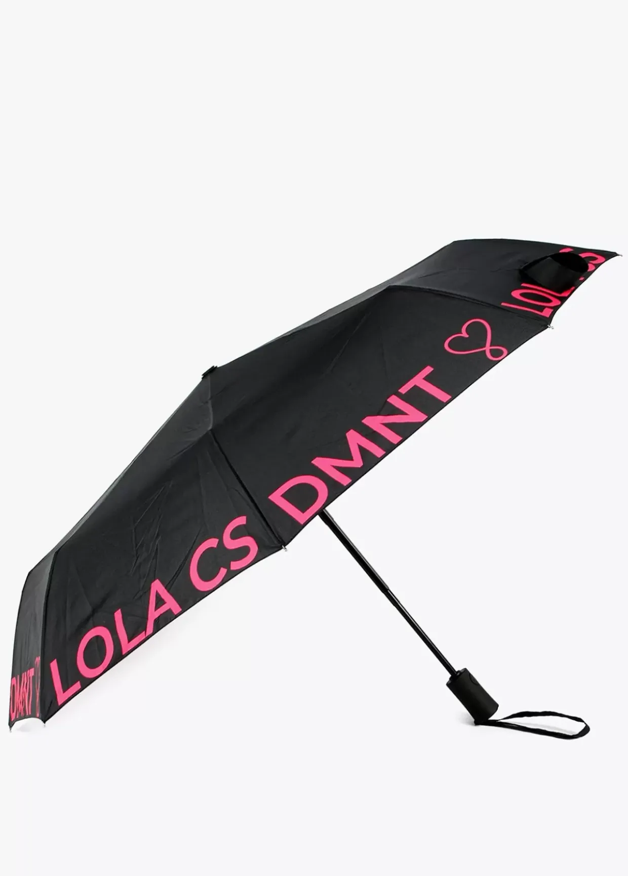 Paraguas pequeño negro automático | Complementos | Lola Casademunt