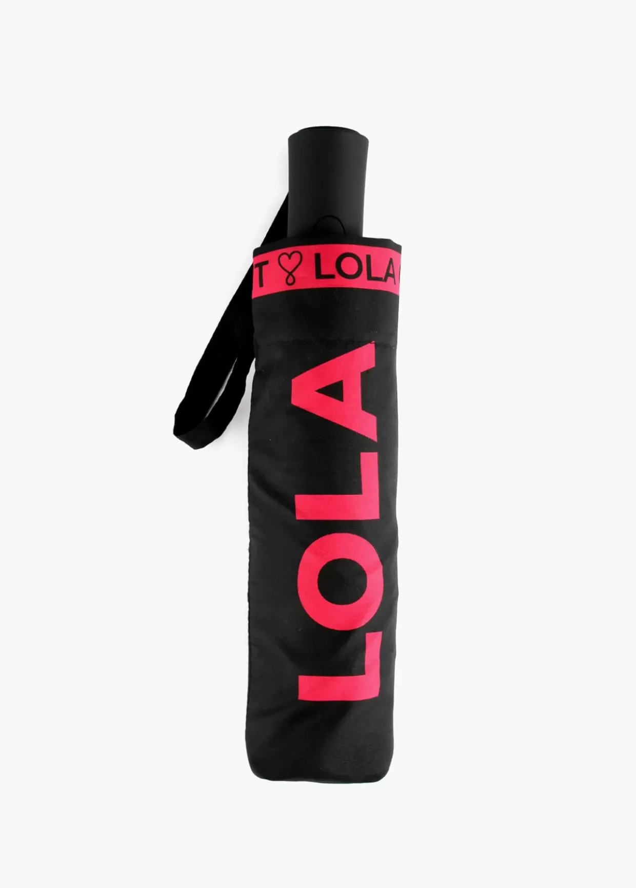 Paraguas pequeño negro automático | Complementos | Lola Casademunt