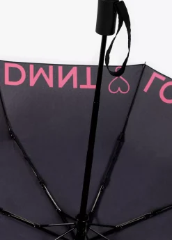 Paraguas pequeño negro automático | Complementos | Lola Casademunt