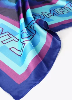 Pañuelo animal print azules