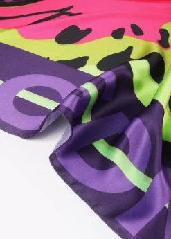 Pañuelo satinado cara animal