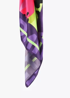 Pañuelo satinado cara animal