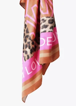 Pañuelo satinado estampado