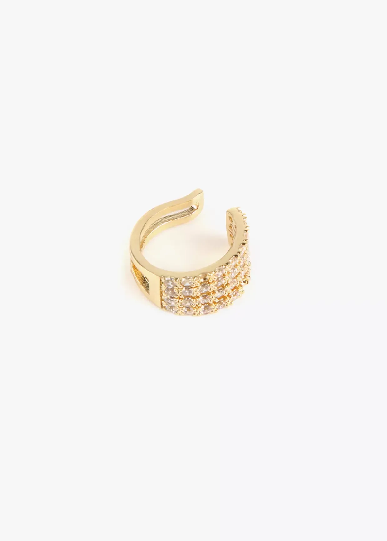 Pendiente piercing de cristales