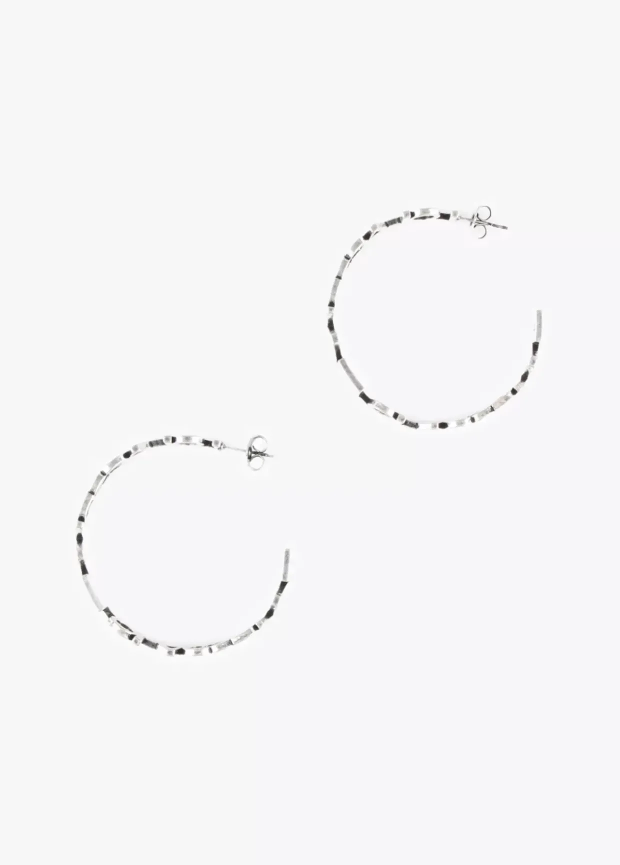 Pendientes aro logotipado