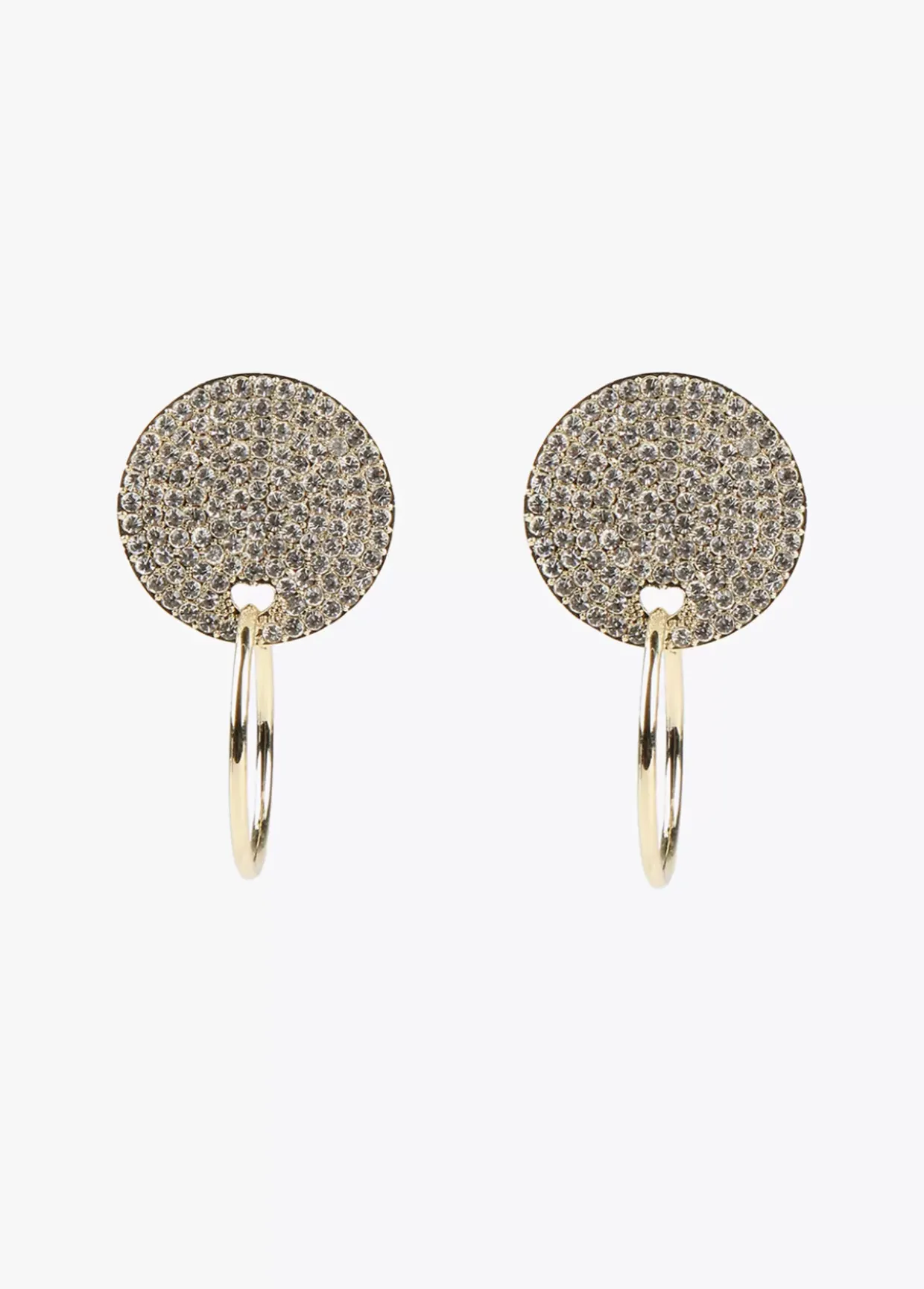 Pendientes botón y aro