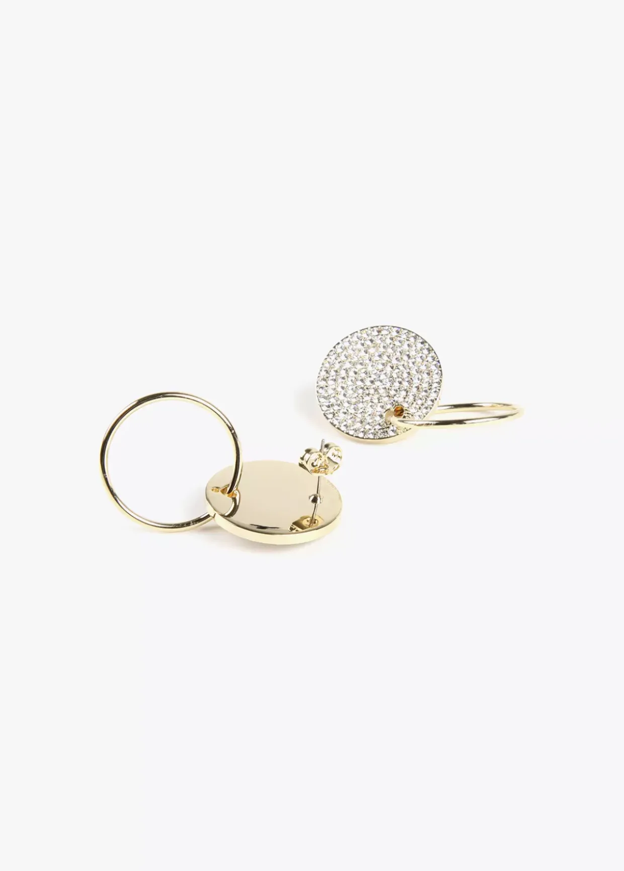 Pendientes botón y aro