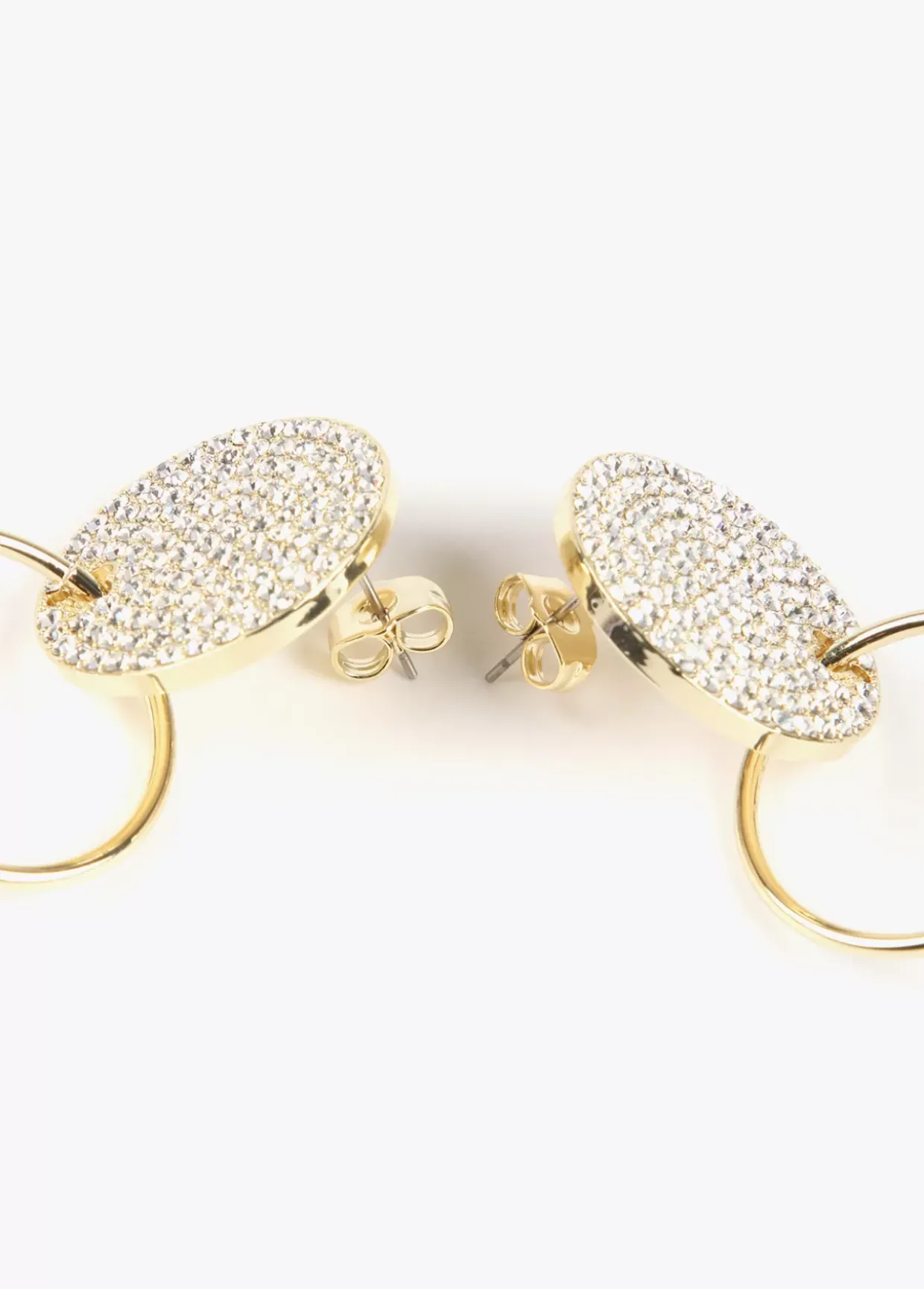 Pendientes botón y aro