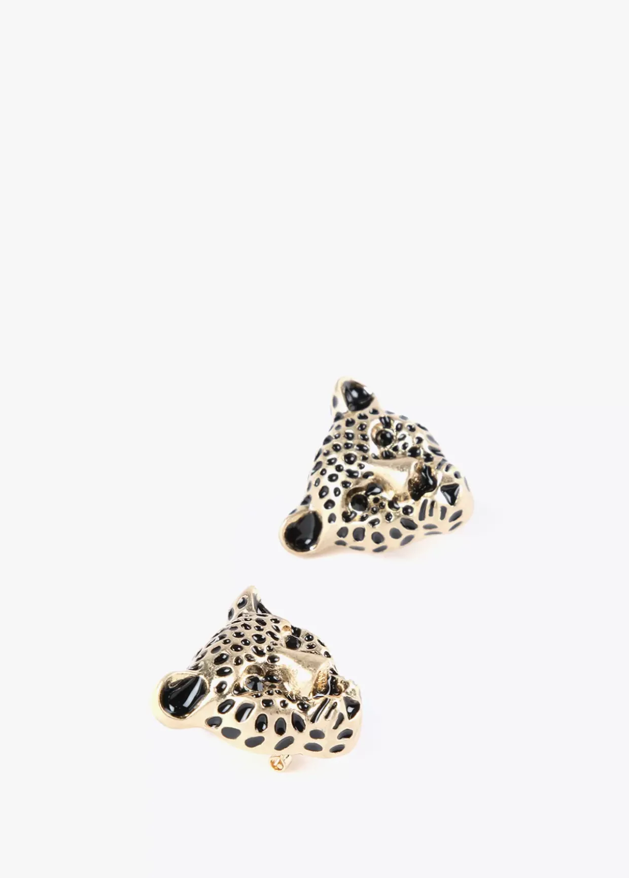 Pendientes cara leopardo