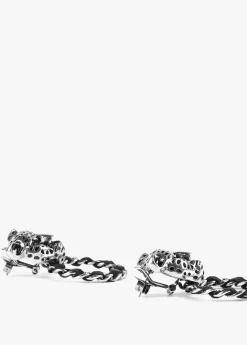 Pendientes cara leopardo y aro