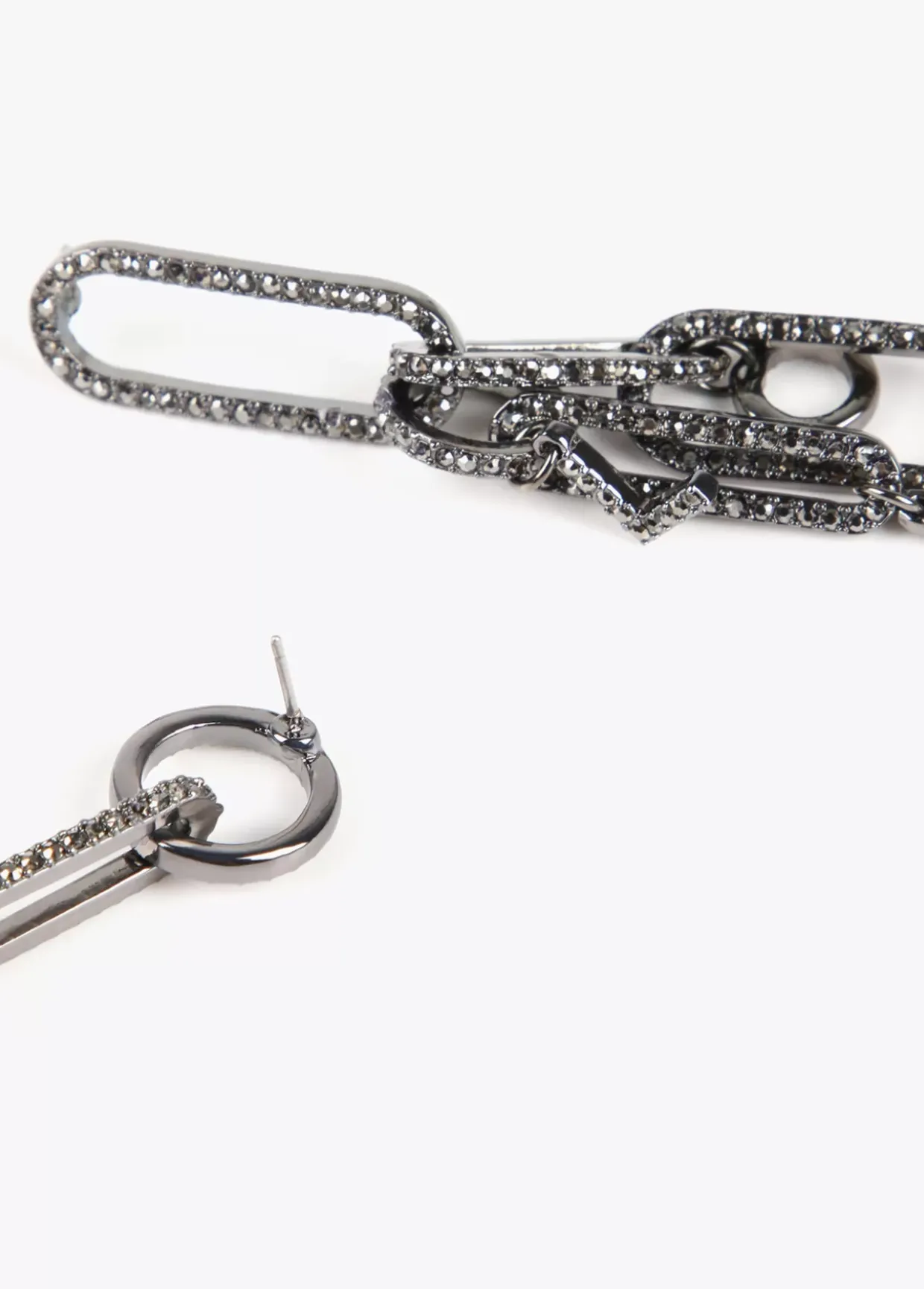 Pendientes colgantes y cristales