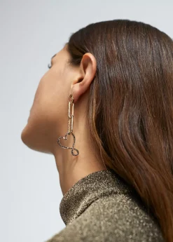 Pendientes colgantes y cristales