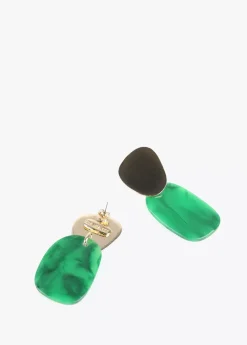 Pendientes con dos piezas