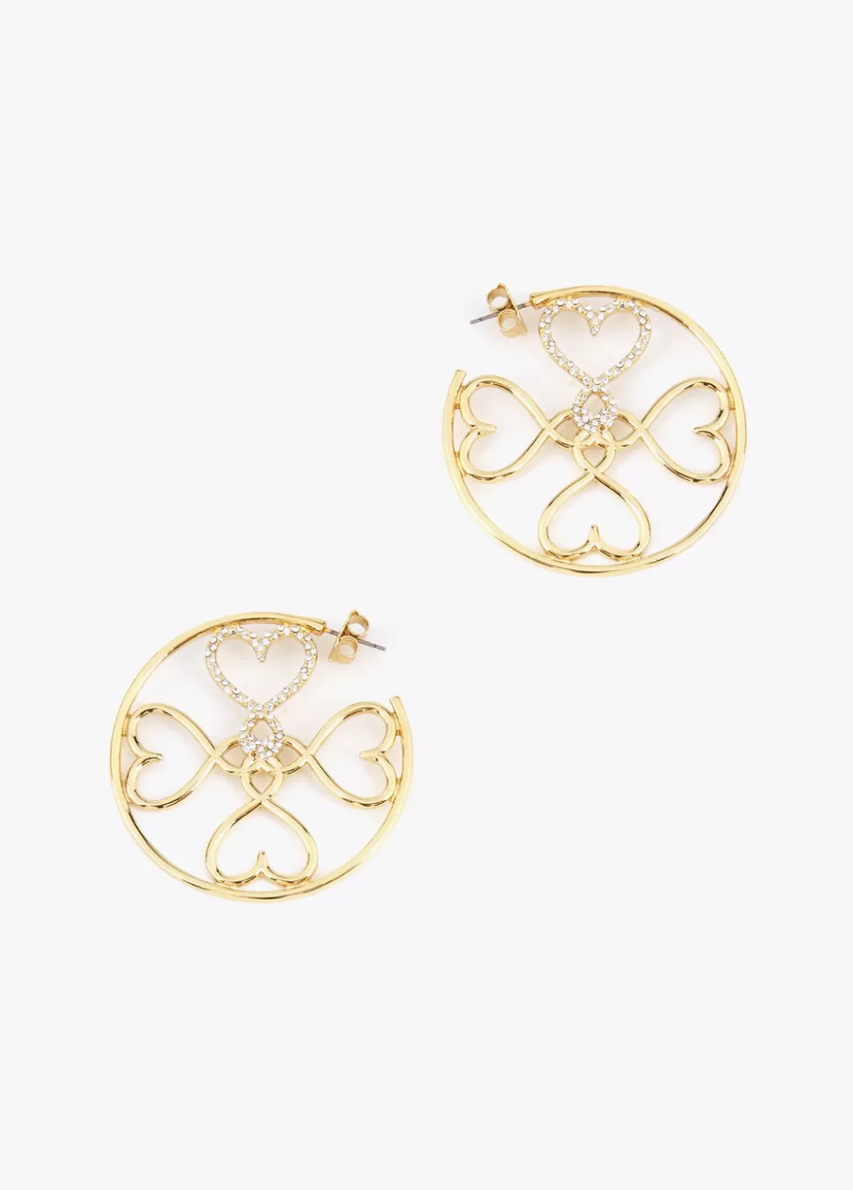 Pendientes de aro dorados