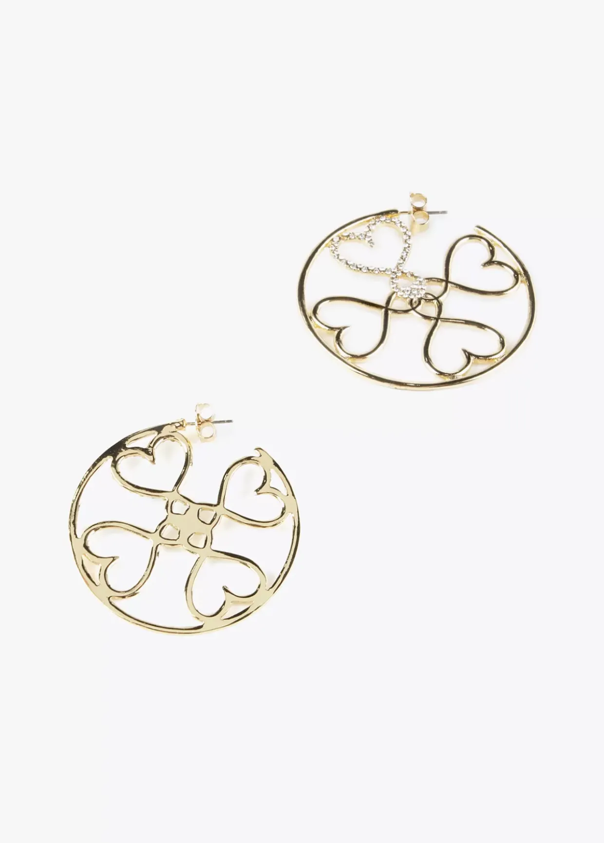 Pendientes de aro dorados