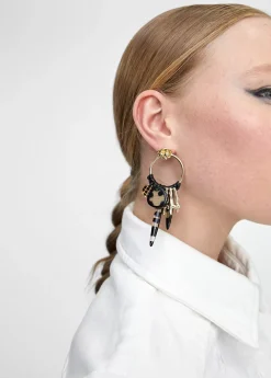 Pendientes de aro estilo africanos