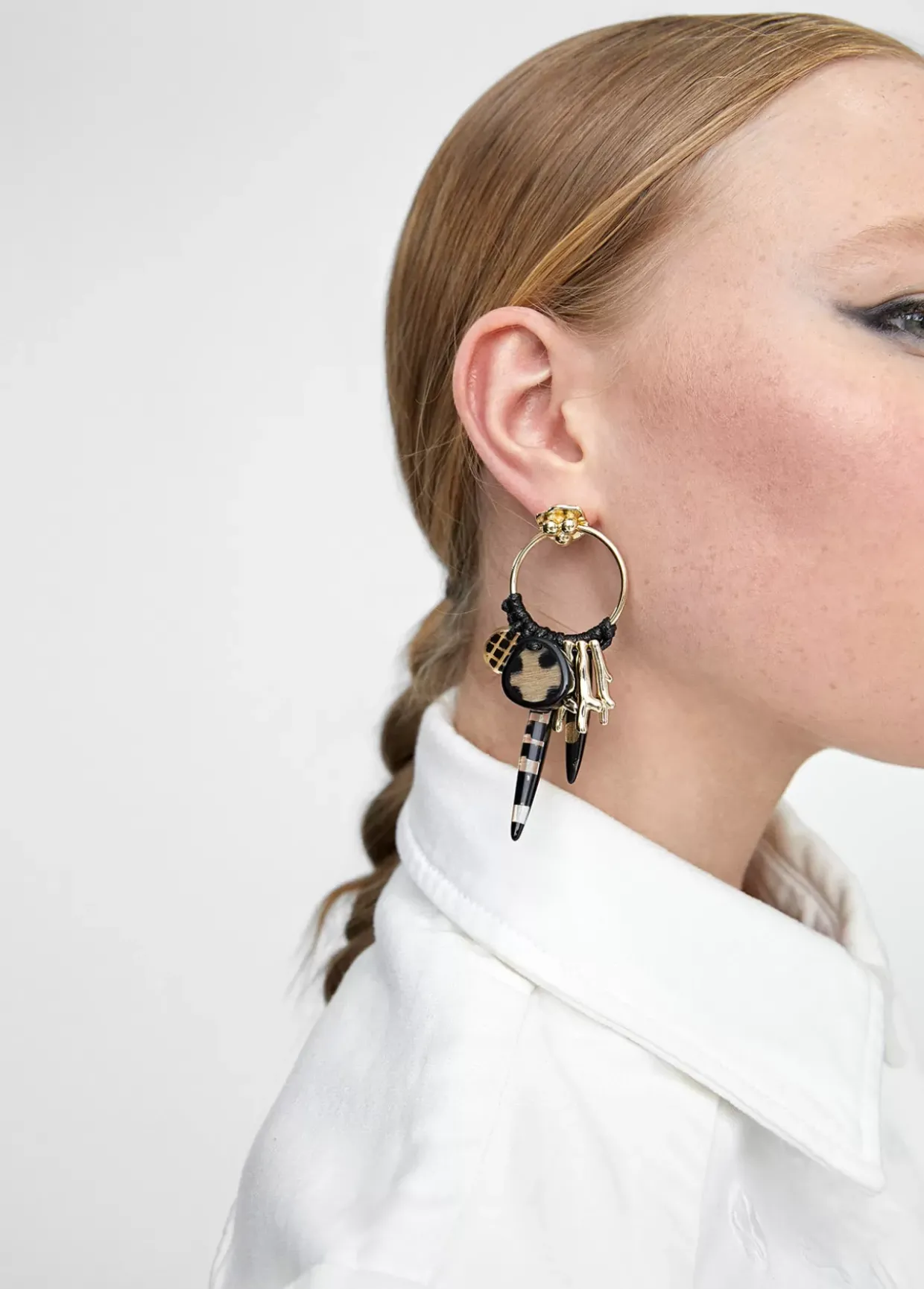 Pendientes de aro estilo africanos