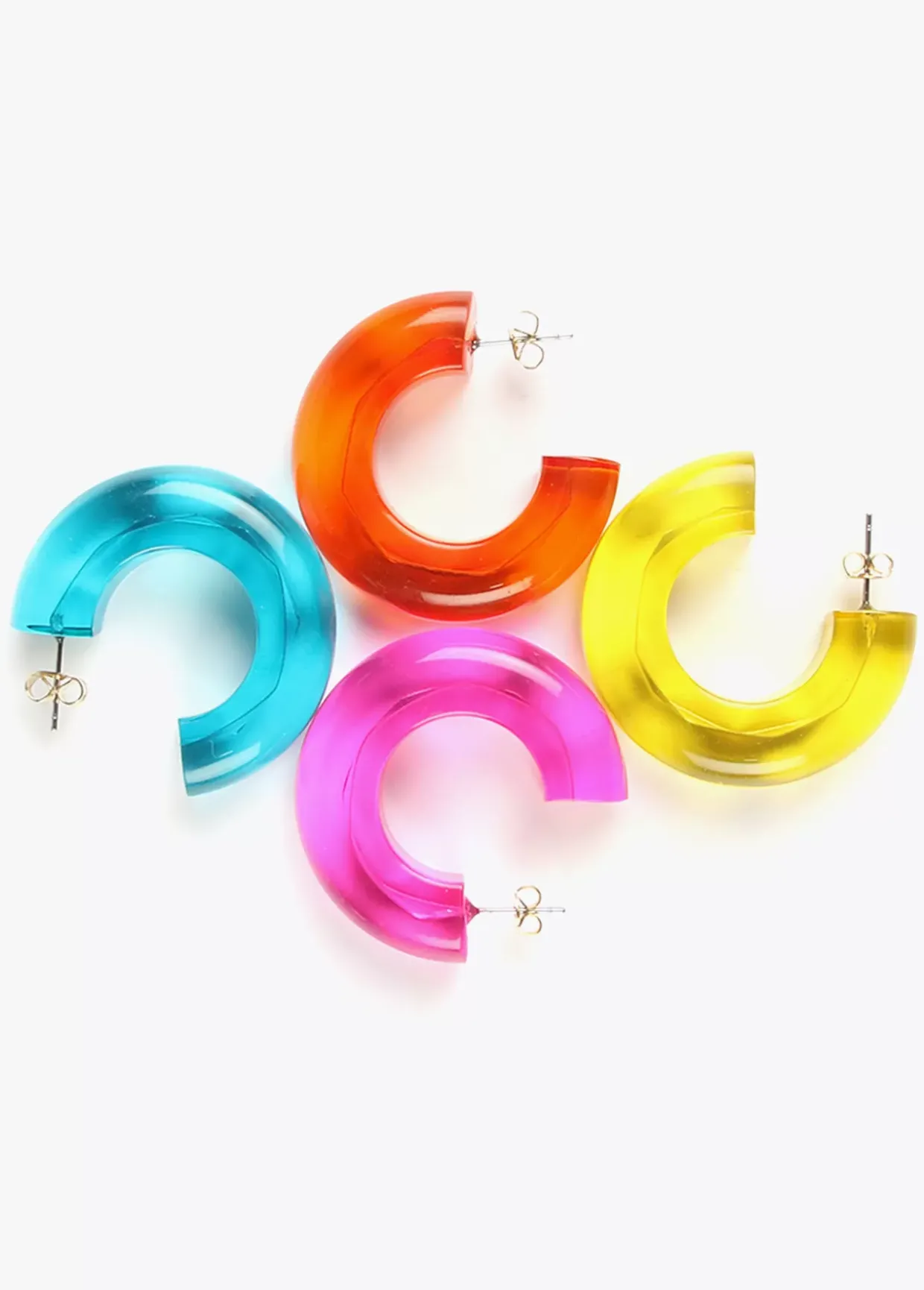 Pendientes de aro gruesos