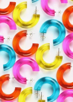 Pendientes de aro gruesos