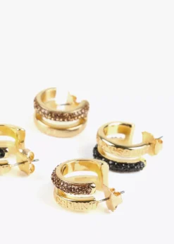 Pendientes doble aro