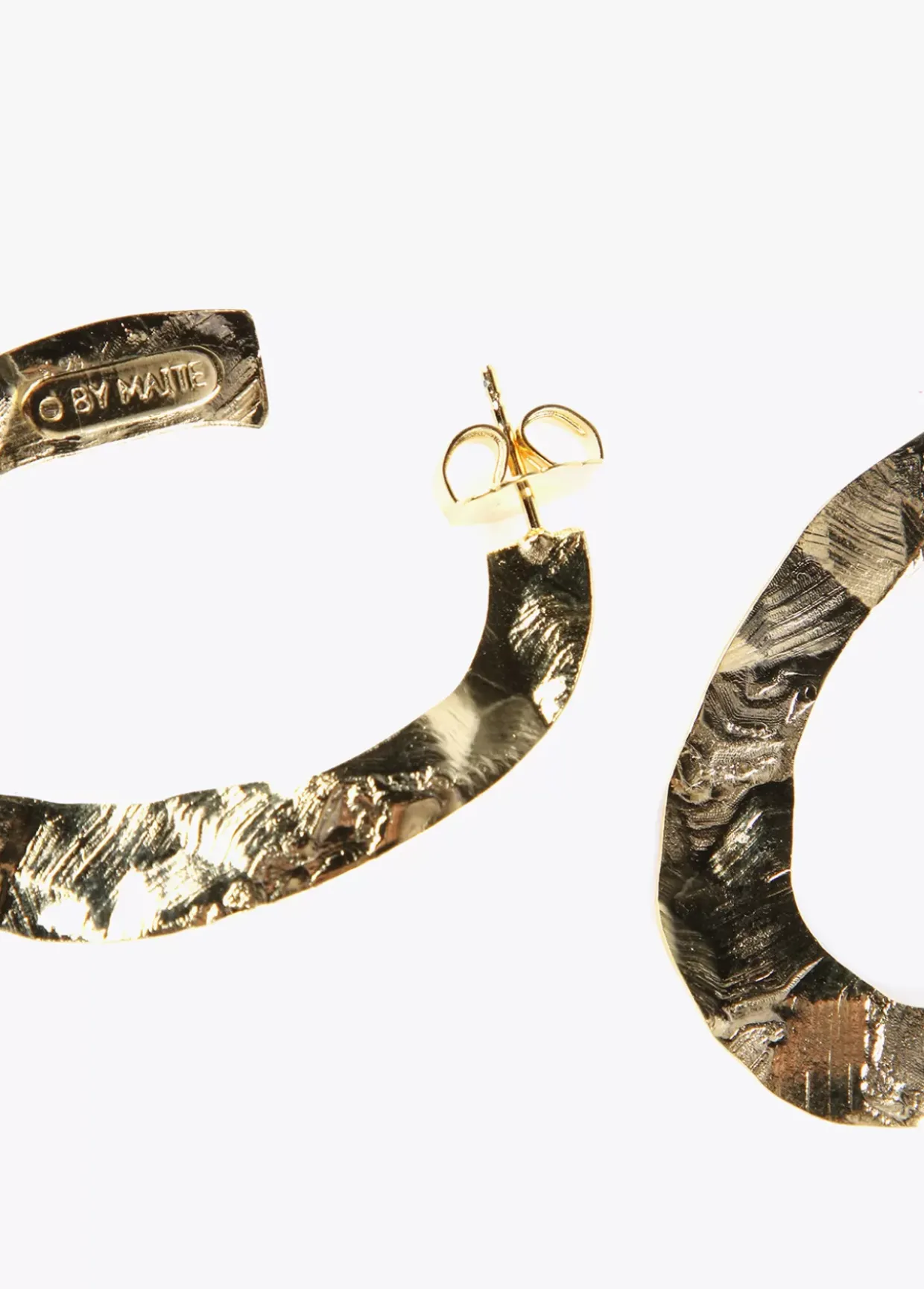 Pendientes dorados de aro