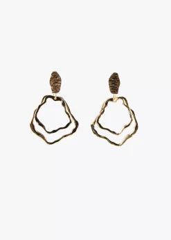 Pendientes dorados multiforma