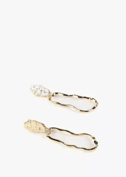 Pendientes dorados multiforma