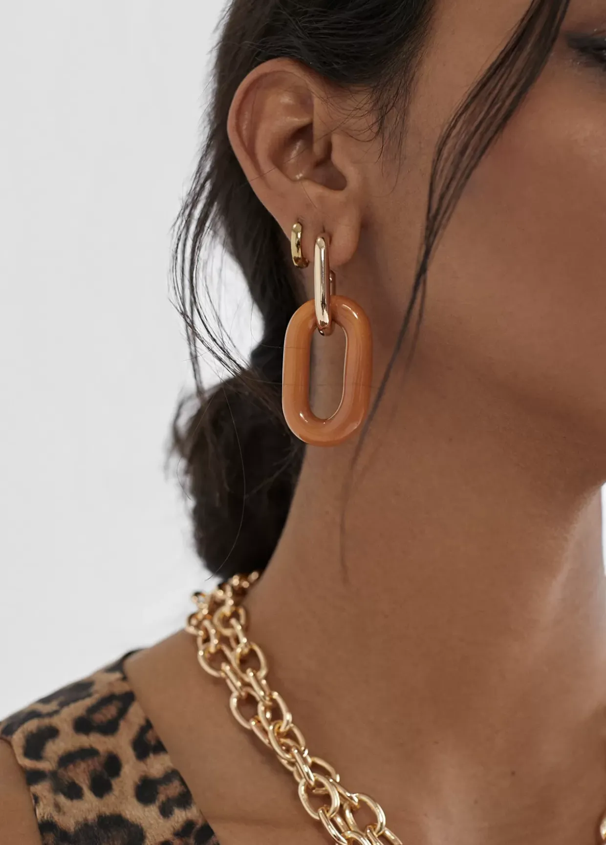 Pendientes dos piezas