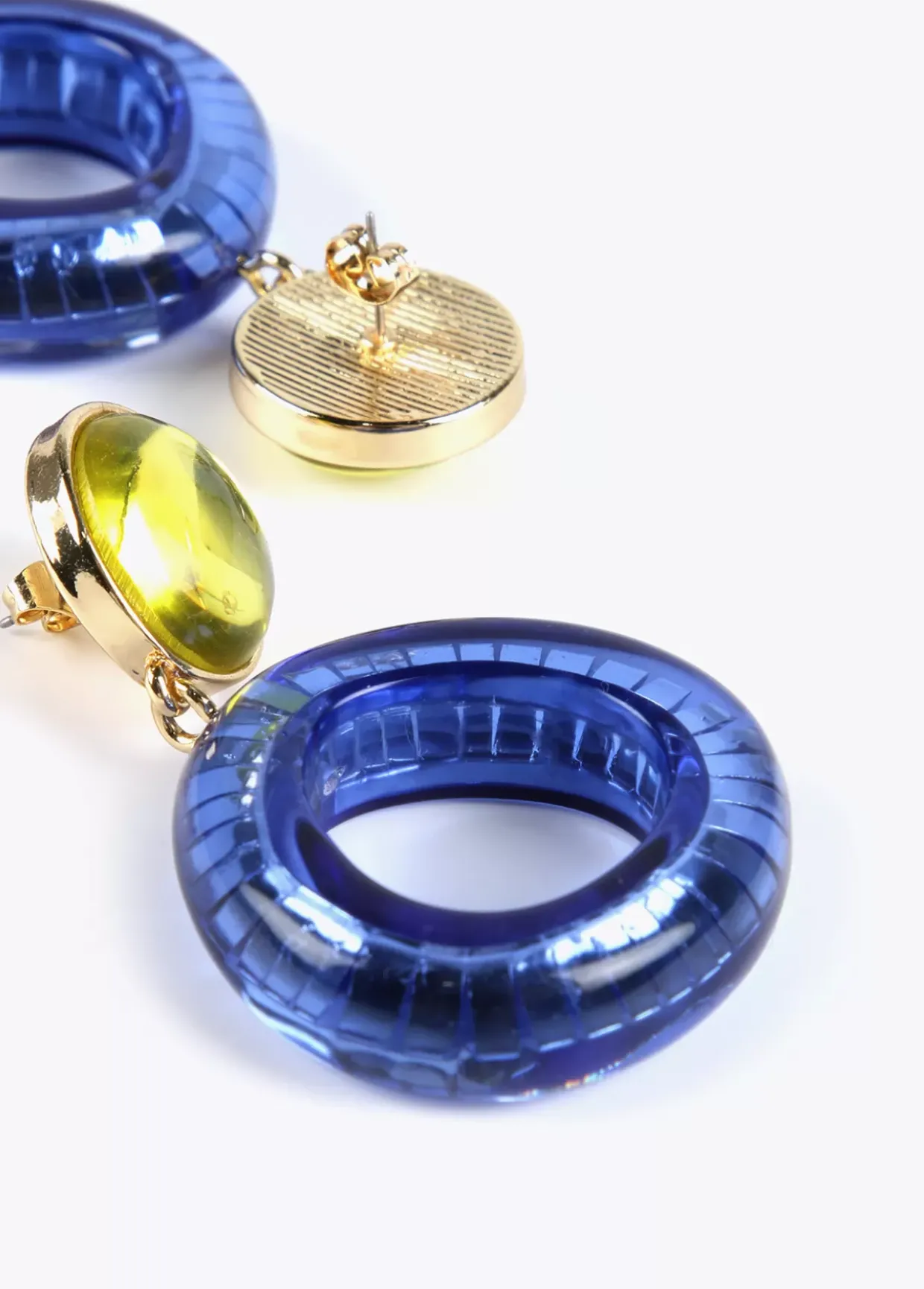 Pendientes dos piezas de colores