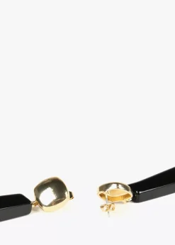 Pendientes negros dos piezas